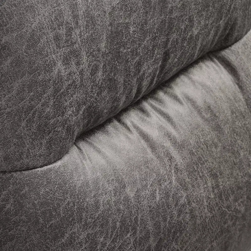 Vintage-Inspired Faux Suede Home Office Chair with Adjustable Height