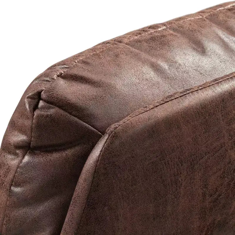 Vintage-Inspired Faux Suede Home Office Chair with Adjustable Height