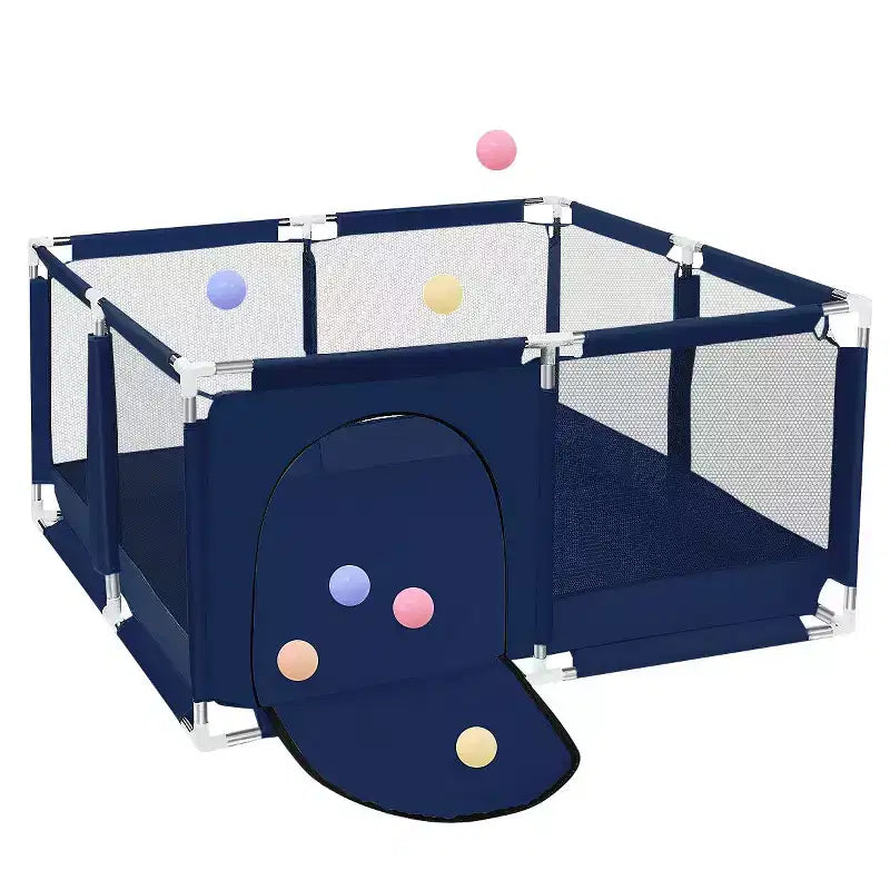 50x50" 4-Panel Baby Playpen - Spacious & Secure Portable Playard