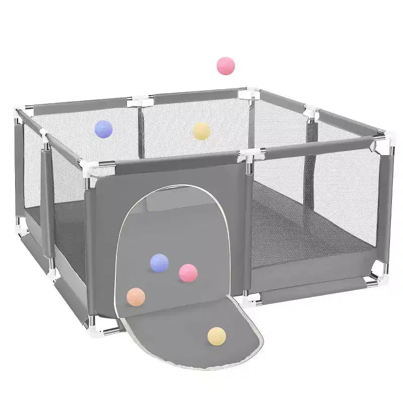 50x50" 4-Panel Baby Playpen - Spacious & Secure Portable Playard
