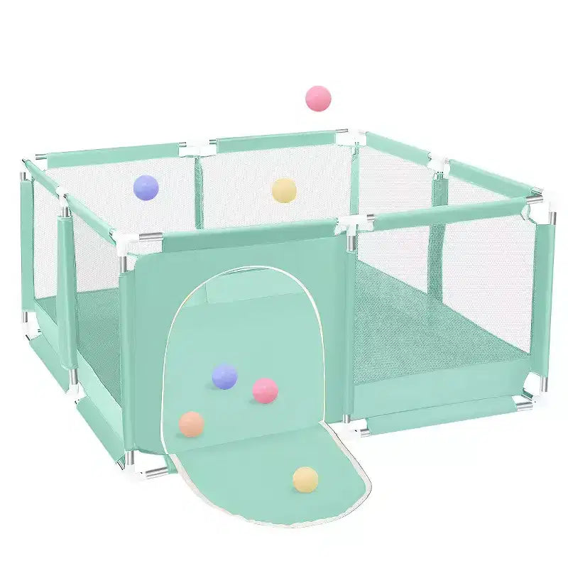 50x50" 4-Panel Baby Playpen - Spacious & Secure Portable Playard