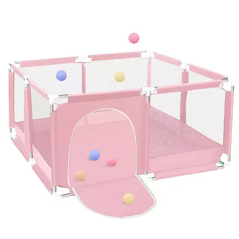 50x50" 4-Panel Baby Playpen - Spacious & Secure Portable Playard