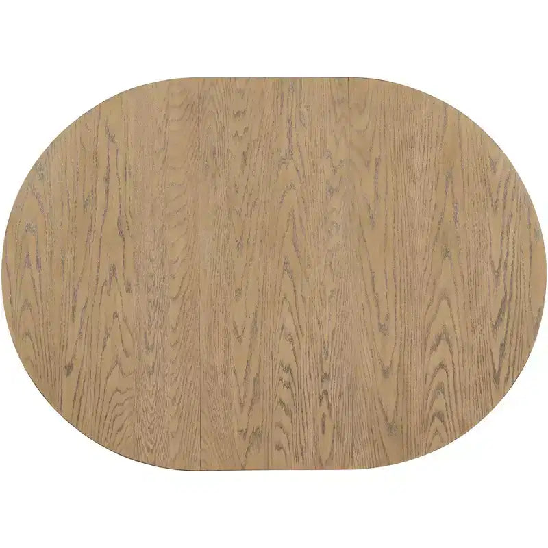 Farmhouse Dining Table with 4-Leg X-Shaped Base and 16" Extension Leaf