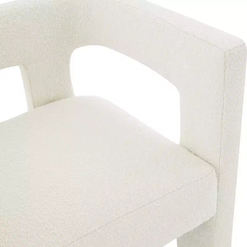 Contemporary Upholstered Dining Chair - Slate Grey, Wood Frame
