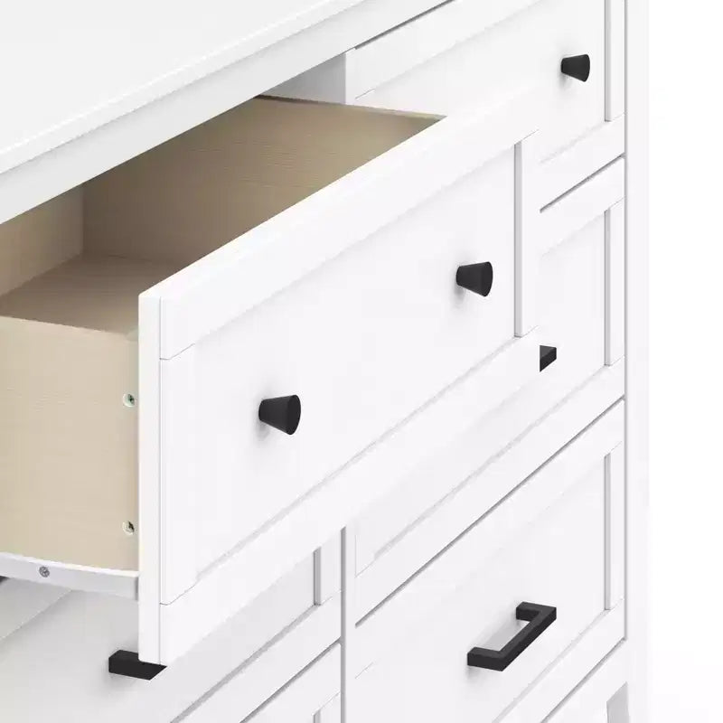6-Drawer Nursery Dresser - GREENGUARD Gold Certified, Pine Wood