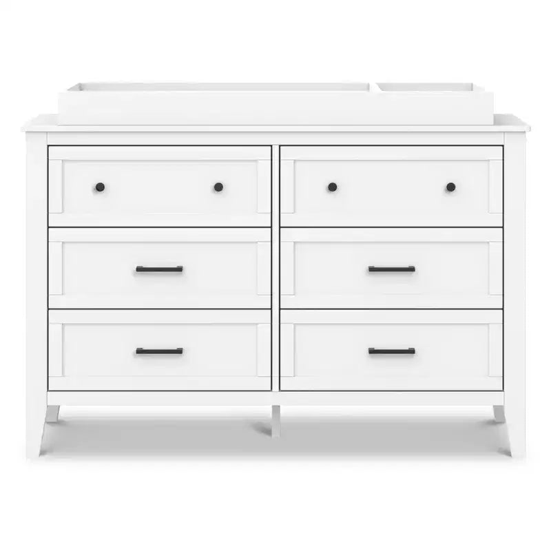 6-Drawer Nursery Dresser - GREENGUARD Gold Certified, Pine Wood