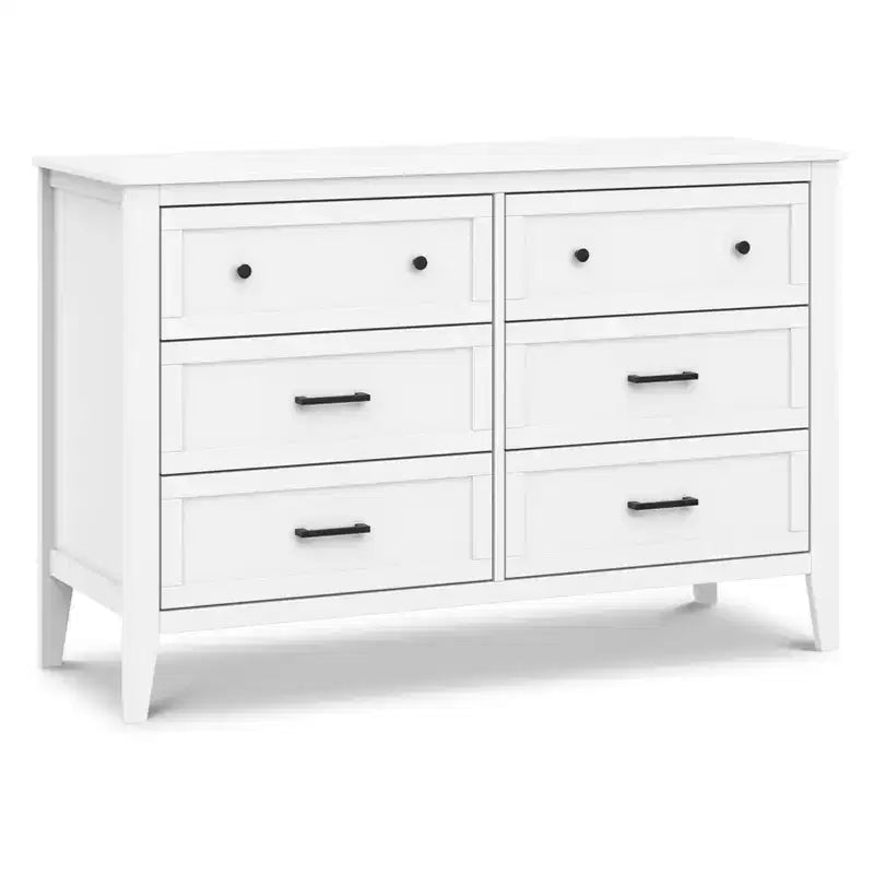 6-Drawer Nursery Dresser - GREENGUARD Gold Certified, Pine Wood